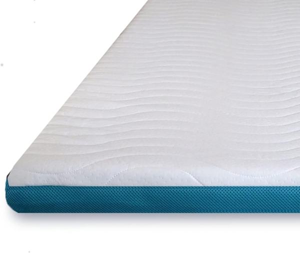 Komfortec, Topper Matratzentopper H3/H4 Oeko-TEX & CertiPUR-US Zertifiziert, 7 cm hoch, Visco Memory Schaum, Atmungsaktiv, Ergonomisch