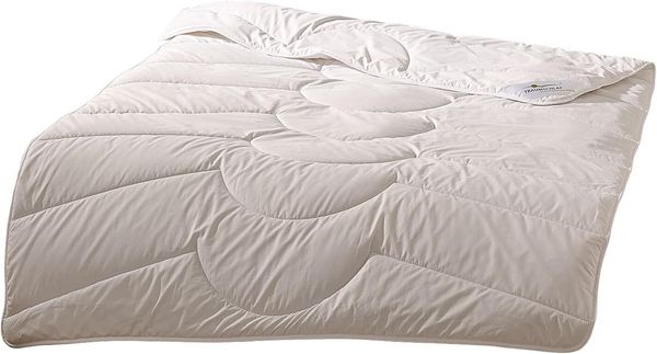 Traumschlaf Nature Merino Schurwolldecke medium, Füllung: 100% Schurwolle|200x200 cm
