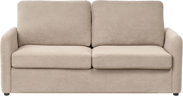 Schlafsofa BENNAS Taupe Stoff