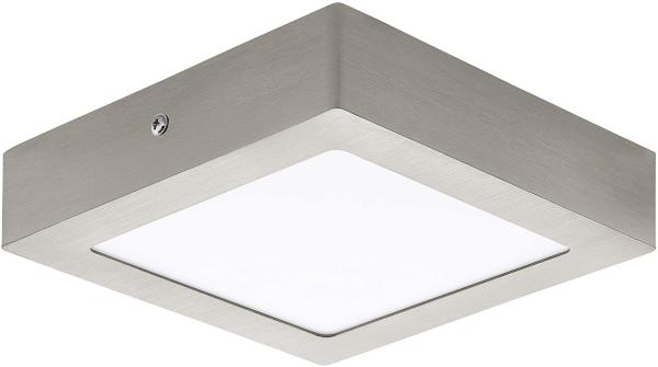 LED Deckenleuchte, Metallguss silber, L 17 cm