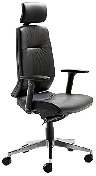 Chefsessel - myCONTRACT LINE Echtleder Schwarz