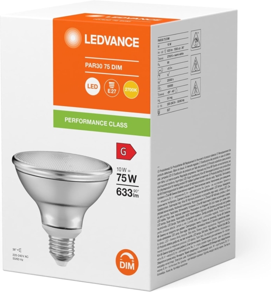LEDVANCE LED PAR30 75 36° DIM P 10W 927 E27 Bild 7