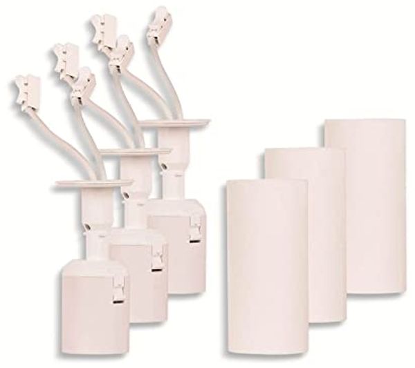 50x Müller Renolamp Lampenfassung E27 3er Set Weiß Renovierfassung Licht Leuchte