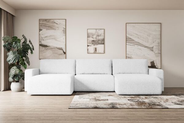 ALTDECOR Wohnlandschaft KLEEA-U, Couch mit Schlaffunktion, Wohnzimmer - Wohnlandschaft, Corner Sofa Bett Eckcouch Couch L-Form Schlafcouch Ausziehbar
