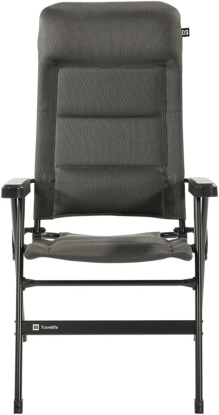 Travellife Campingstuhl Barletta Comfort Verstellbar L Dunkelgrau Bild 3