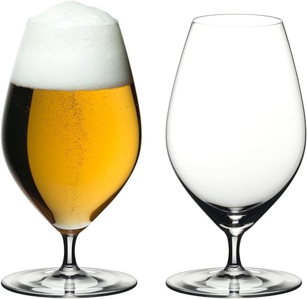 Riedel Veritas Beer / Water, 2er Set, Bierglas, Wasserglas, Trinkglas, Hochwertiges Glas, 435 ml, 6449/11