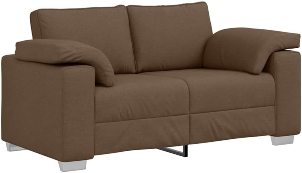 vidaXL Sofa Braun 160 x 77 x 82 cm Stoff 4105221