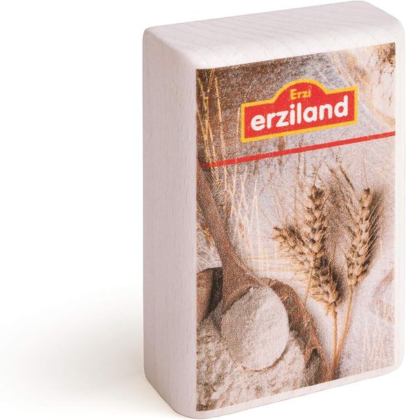 Erzi 19022 Mehltüte Holz für Kaufladen und Kinderküche