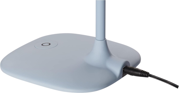 EMOS dimmbare LED Tischlampe STELLA 6,5W, Helligkeit max. 400lm, Lichtfarbe 4000K, flexibler Arm, 1,7m Netzkabel mit EURO-Adapter, CRI>80, Leuchtdauer 30000 h, blau Bild 4