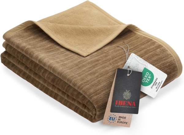 Wohndecke Fano, IBENA, mit Streifen versehen, Kuscheldecke