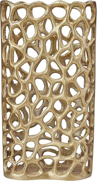 Dekovase SANCHI Metall 33 cm Gold