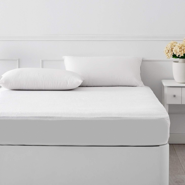 Pikolin Home - Wasserdichter, atmungsaktiver und hoch absorbierender Frottee-Matratzenschoner mit optimaler Anpassung, Kissen 150x190/200 cm Bild 6