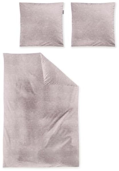Irisette Edel-Feinbiber Bettwäsche Set Koala 8544 rosa 155 x 200 cm + 1 Kissenbezug 80x80 cm