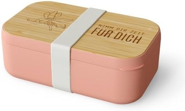 Brotdose Brotbox Vesperdose Lunchbox la vida Geschenk für Dich :-) Auswahl RELAX Blüte 381393
