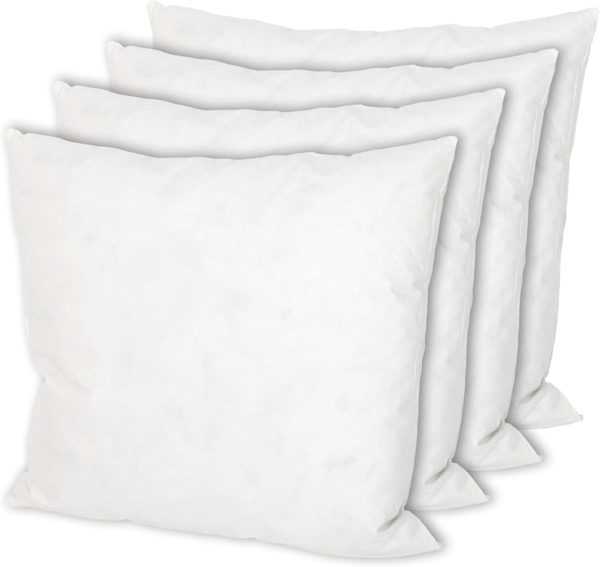 MSS e.K. Klein-/Sofa- und Kuschelkissen 40x40 cm (4 Stück)