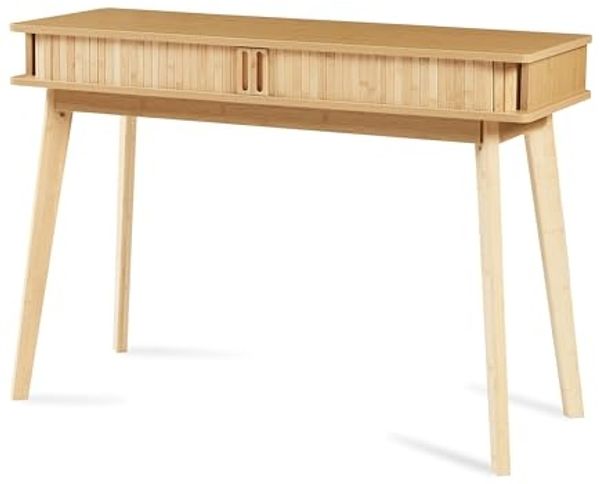 Konsolentisch Tysvær 110x40x78 cm Bambus [en. casa] Bild 6