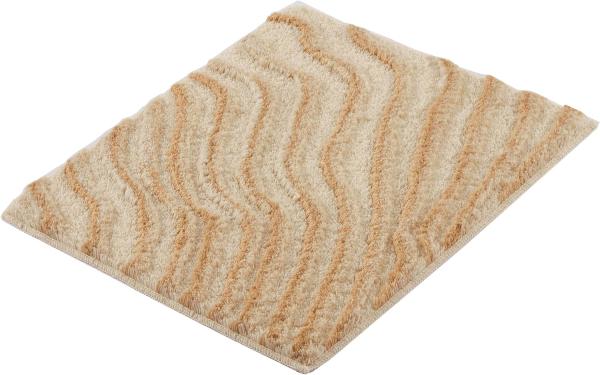 Kleine Wolke Badteppich Terrace | 55x65 cm | sandbeige