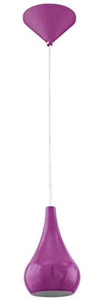 Pendelleuchte, purple, H 110 cm, NIBBIA