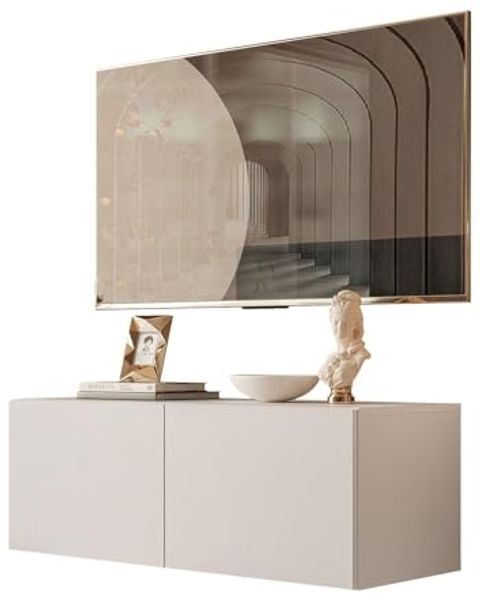 Lookway Lowboard COLGANTE KASCHMIR 100 cm Eleganter hängender TV-Schrank mit LED