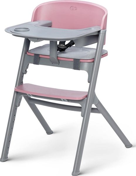 Kinderkraft Kinderhochstuhl Treppenhochstuhl höhenverstellbar LIVY aster pink