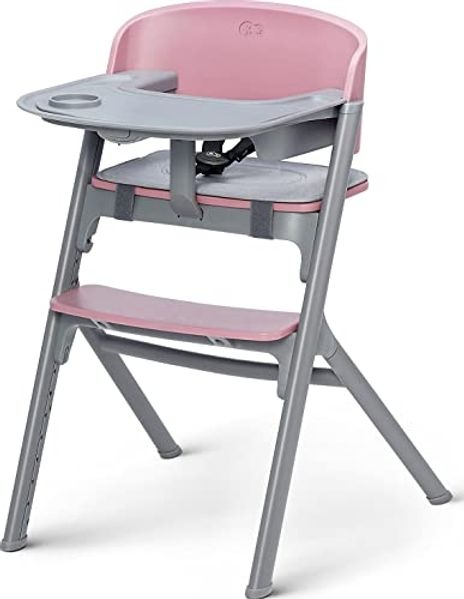 Kinderkraft Kinderhochstuhl Treppenhochstuhl höhenverstellbar LIVY aster pink