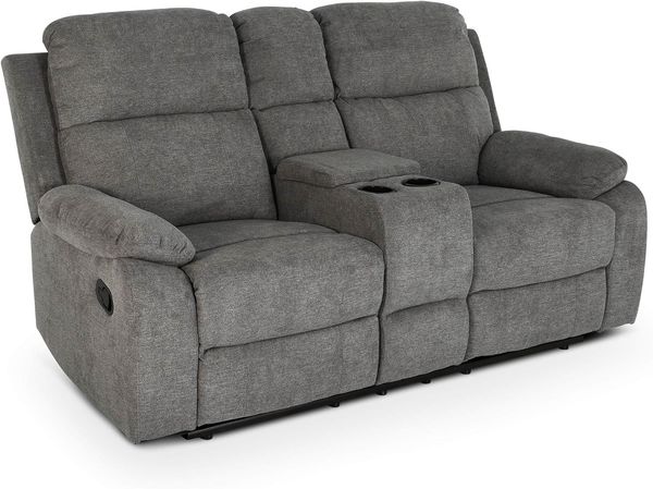 Raburg 2-Sitzer Kinosessel, 2er-Fernsehsessel, mechanisch, Flix, mit Relaxfunktion, für 2 Personen, Belastbarkeit je Sitzplatz 150 kg