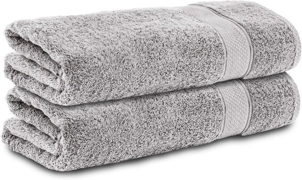 Komfortec Badetücher 100% Baumwolle, 470 g/m², Frottee (2-St), Handtücher 70x140 cm Set, Weich