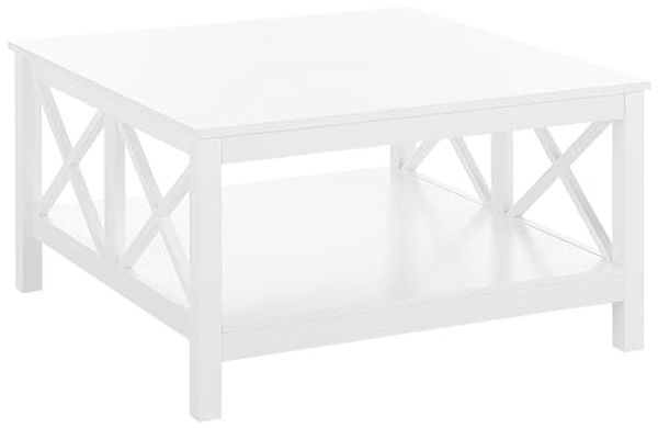 Couchtisch weiß quadratisch 80x80 cm LOTTA