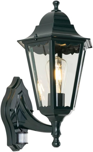 Qazqa Außen-Wandleuchte New orleans, ohne Leuchtmittel, E27, Grün, Klassisch / Antik, Aluminium, 1-flammig