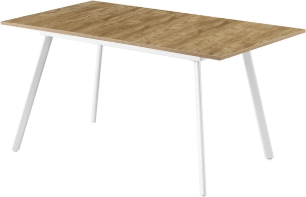 B&D home Esstisch Ausziehtisch MARA, Metallgestell oder Holzgestell, ausziehbar 120-160cm, 4-6 Personen