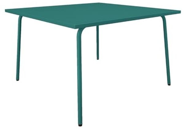 Vente-unique - MIRMANDE Garden dining set Metall Blau - B 120 cm x H 75 cm x L 120 cm