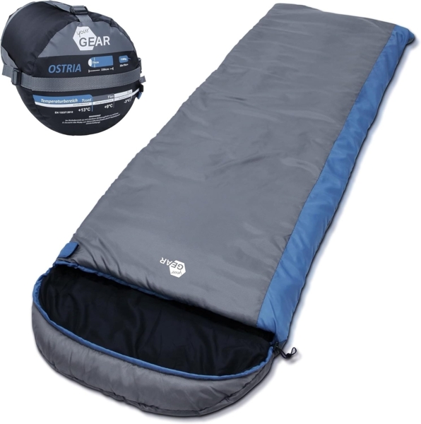 yourGEAR Deckenschlafsack yourGEAR Schlafsack Ostria -3°C Deckenschlafsack 230x75 cm