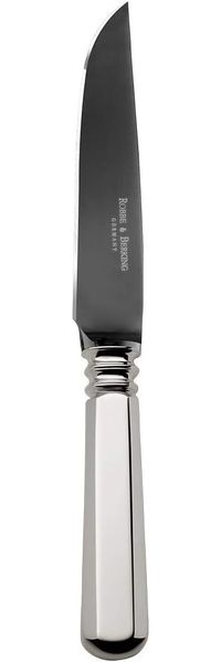 Robbe Berking Alt-Spaten Steakmesser Frozen Black 925 Sterling-Silber