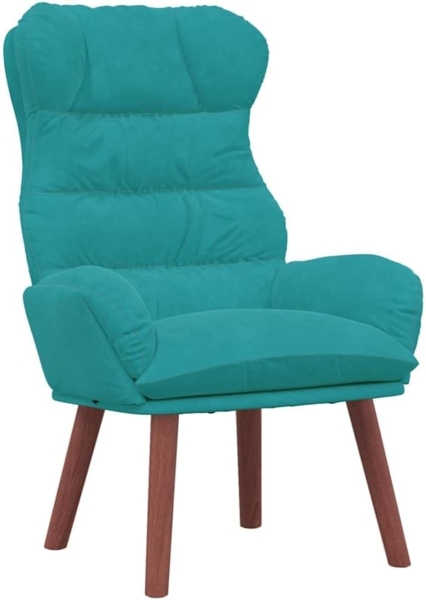 vidaXL Sessel Türkis 69 x 74 x 93 cm Samt 42001896