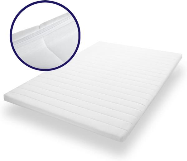 Orthopädischer Matratzentopper 140x190 - Kaltschaum Topper - Matratzenauflage -Höhe ca. 4cm Bild 7