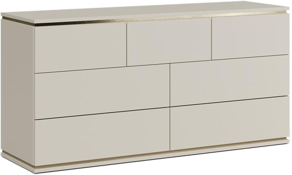 Kommode Linette Cashmere 139.8 x 70 cm mit 7 Schubladen Vicco