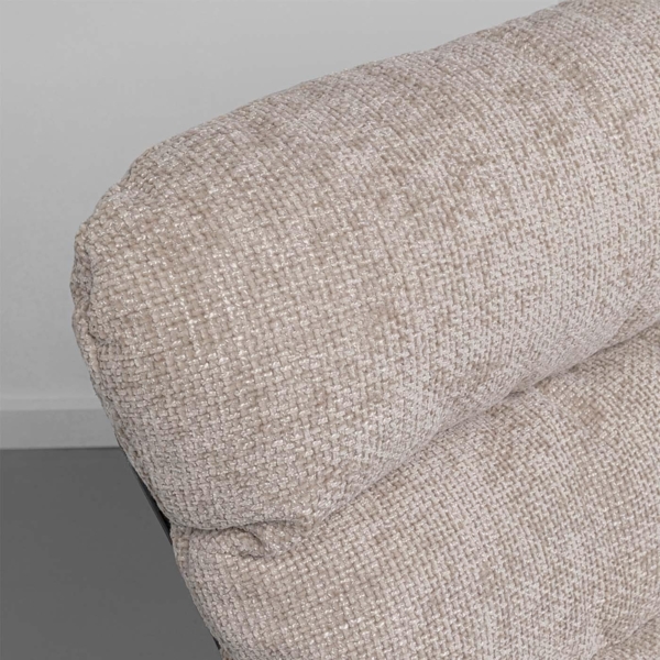 Kare Design Sessel + Hocker Vienna Swing, Beige, Schaukelsessel, Schwing-Funktion, 40 cm Sitzhöhe, Wohnzimmer, Schlafzimmer, 97 x 83 x 106 cm (H/B/T) Bild 3