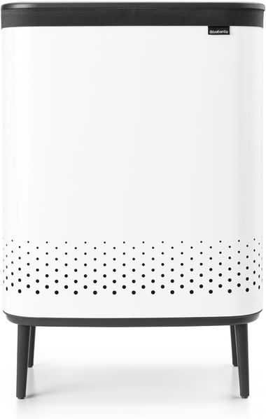 Brabantia Bo Wäschekorb Hi 90 l Rechteckig Weiß Schwarz 540 mm 320 mm