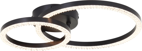 Brilliant AG Leuchten G80766A26 Aurelia LED Deckenleuchte 2-flammig schwarz