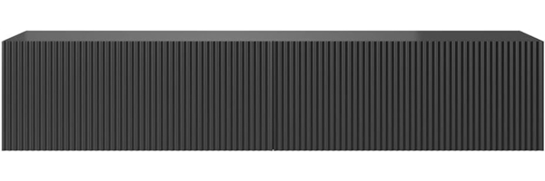 Selsey Veldio - TV Lowboard Weiß, mit gefräster Front, 175 cm breit