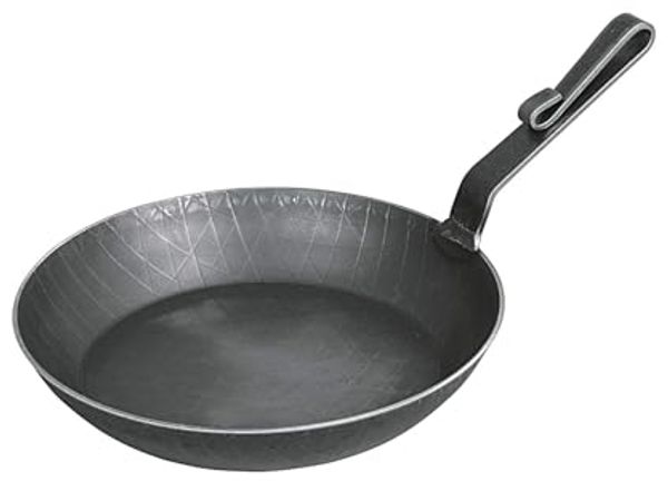 TURK Servierpfanne schmiedeeisern mit gebogenem Stiel ca. 24cm