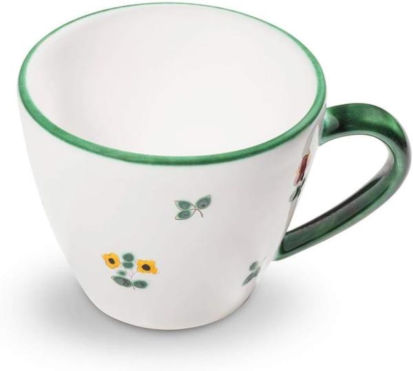 Streublumen, Kaffeetasse Gourmet (0,2L) - Gmundner Keramik Kaffeetasse - Mikrowelle geeignet, Spülmaschinenfest