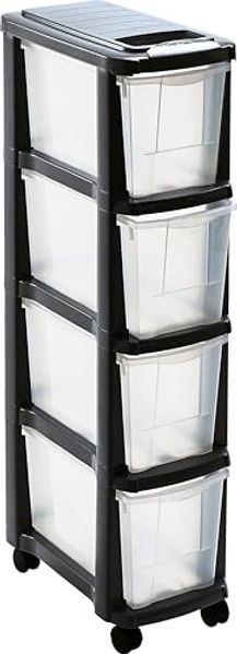 Mondex Schubladen Rollcontainer Turm Wagen Wäschesortierer schmal