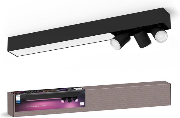 Philips Hue White&Col. Amb. Centris Spot 3 flg schwarz V2