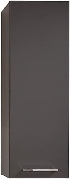 trendteam Hängeschrank Badschrank Oberschrank Grau matt Lack 35 x 103 x 31 cm
