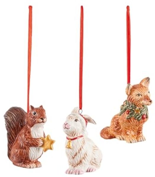 Villeroy & Boch Nostalgic Ornaments Ornamente Waldtiere 3-teilig