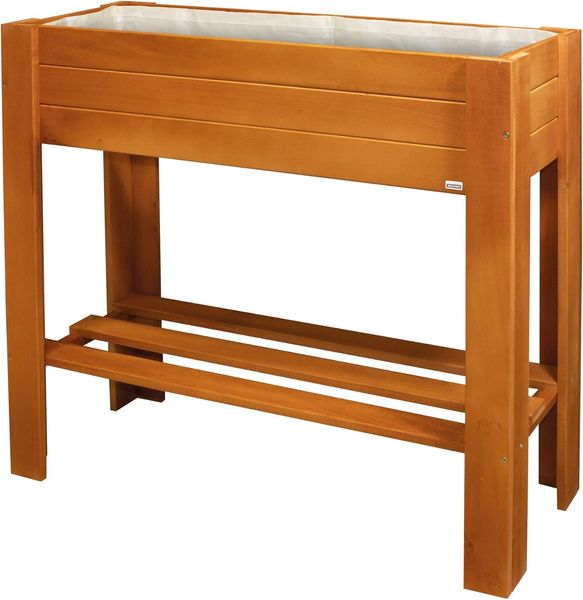 WAGNER Hochbeet GreenBOX Light Blumenkasten Massivholz Kastanie 70 x 83 x 34,5 cm
