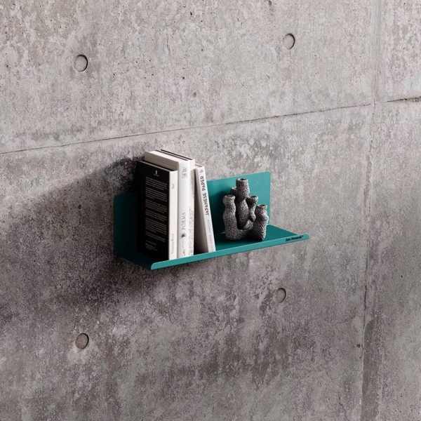 Jan Nowak Wandregal Bücherleiste Bilderleiste aus Metall Joanne 40 cm Grün Bild 2