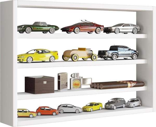 VCM Wandvitrine Osado 919882 Weiß H. 40 x B. 60 x T. 10 cm