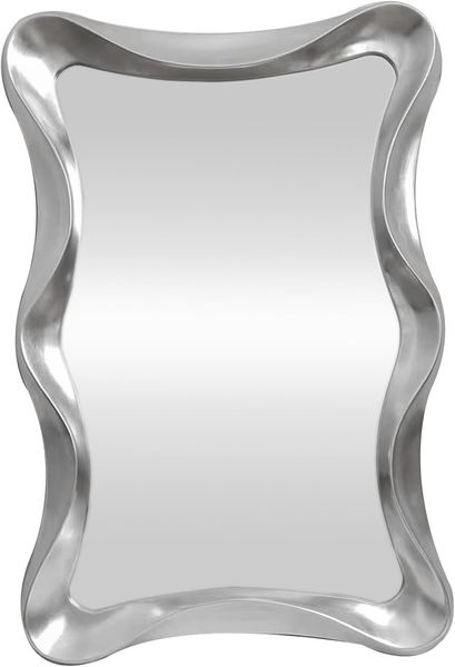 riess-ambiente Wandspiegel ALICE 120cm silber – organische Form, variabel, Accessoire (Einzelartikel, 1-St), dekorativer Spiegel als Hingucker – ideal für Wohnzimmer und Flur